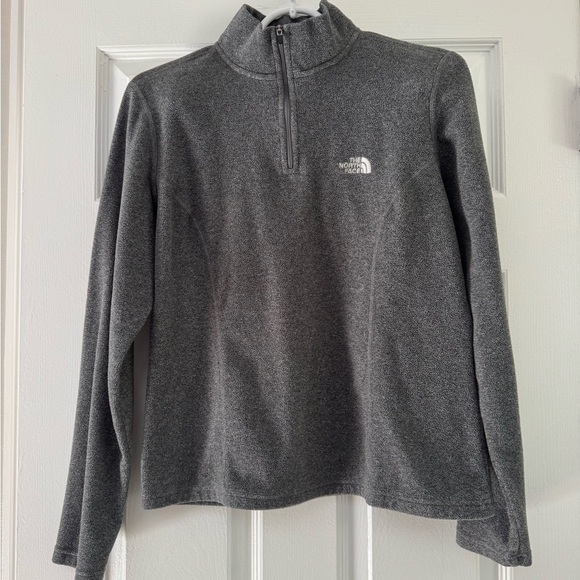 North Face Jacket Womens Small TKA 100 1/4 Zip Fleece Sweater‎ TNF - Picture 1 of 4